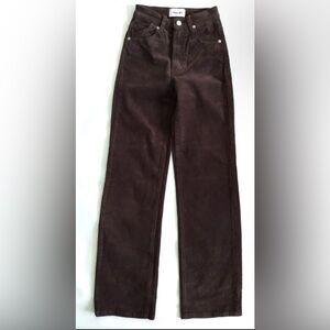 ROLLA'S Original Straight Brown Cord Jeans
